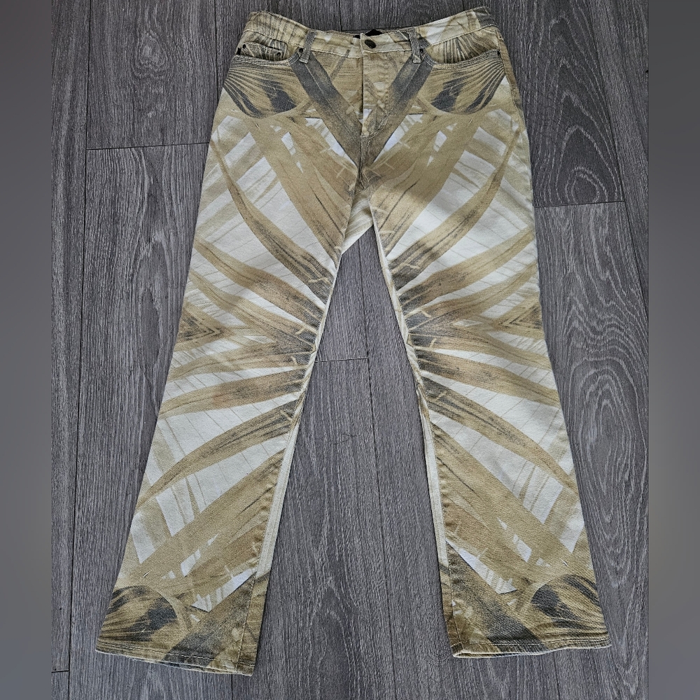 Just Cavalli Palm Tree jeans Y2K/Vintage